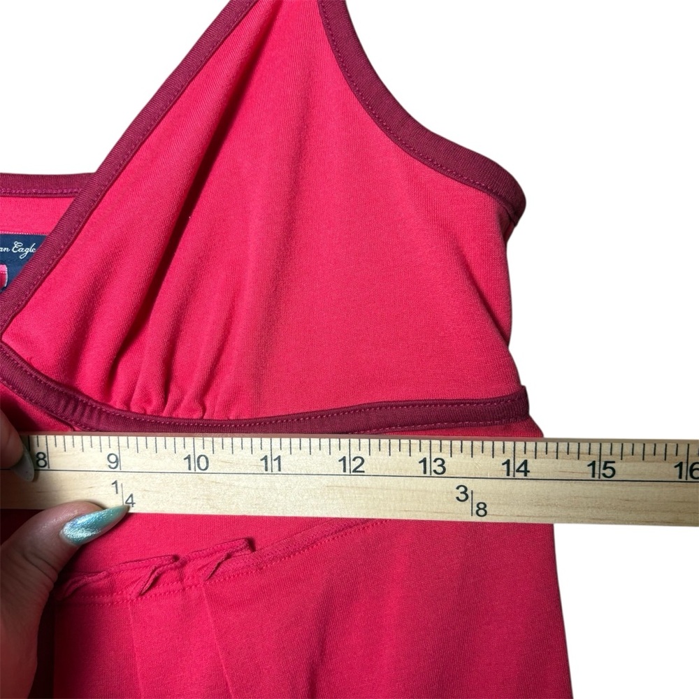 VTG American Eagle Outfitters Y2K Babydoll Sleeveless Mini Dress Women's M - Picture 5 of 11